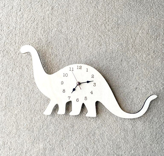 Dinosaur Shape Clock