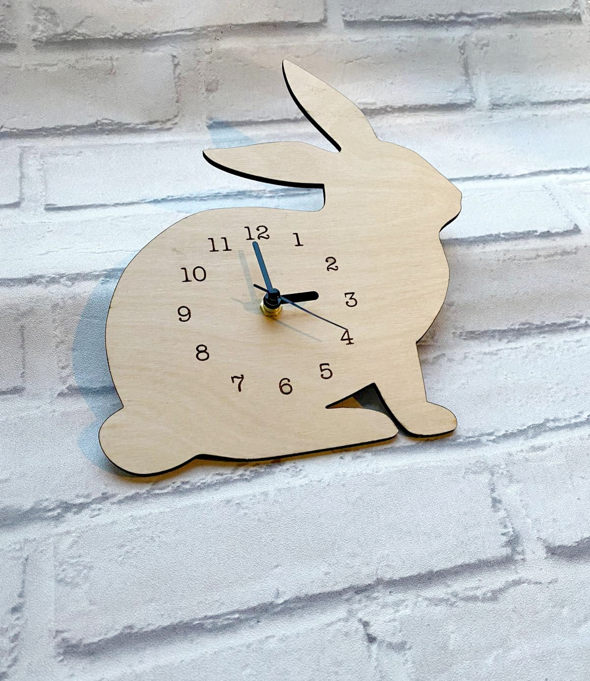 Rabbit Shape Clock