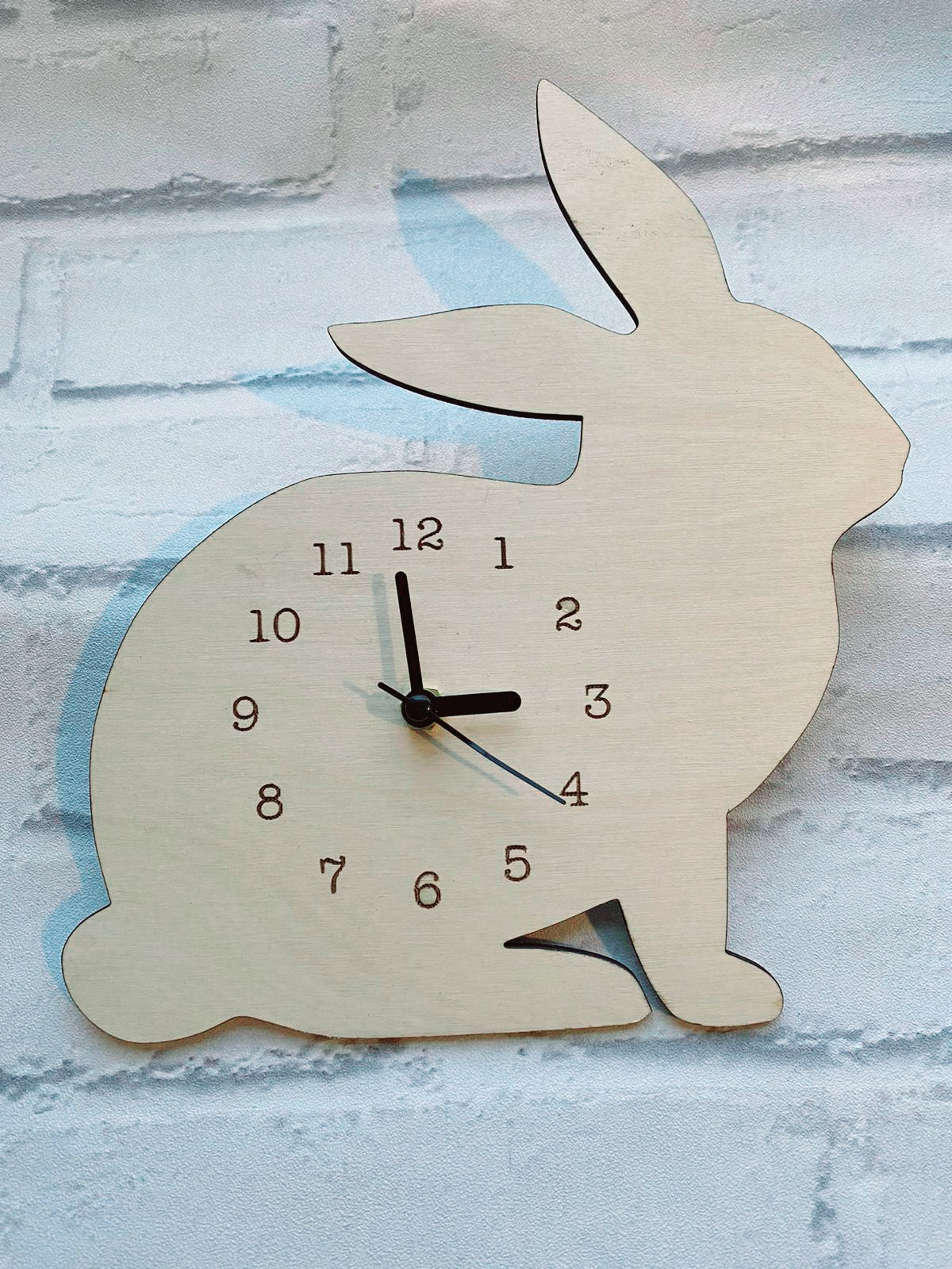 Rabbit Shape Clock